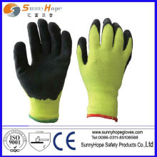 heavy thermal latex coated winter use glove